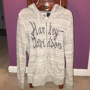 Harley Davidson zip up hoodie medium